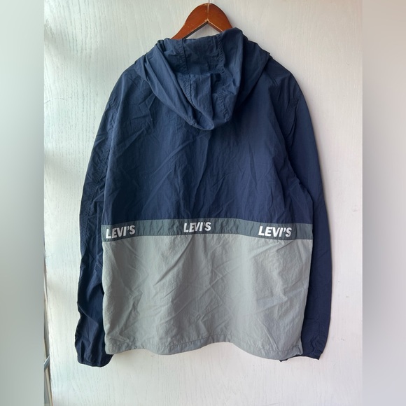 Vintage Levi’s Windbreaker Windcheater Half Zip XL - Picture 3 of 6